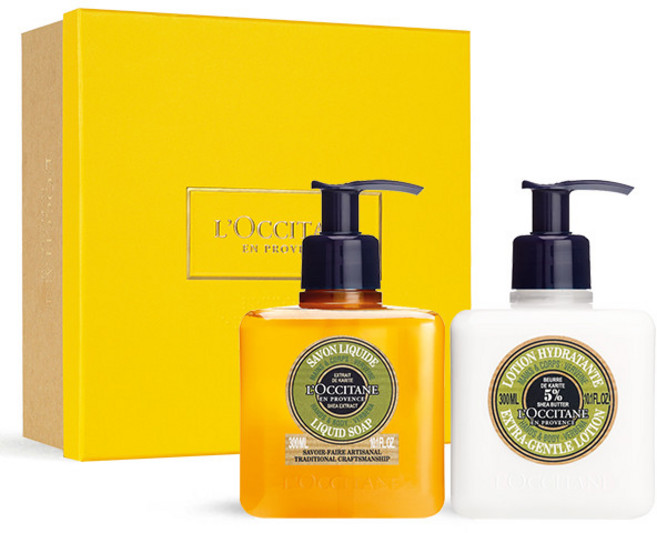 록시땅 시어 버베나 핸드 워시 & 핸드 로션 300ml 선물세트, 핸드워시로션세트, 1세트