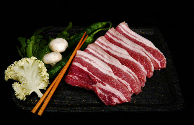 제이에스푸드 냉동삼겹살(스페인산) 구이용, 600g, 1개