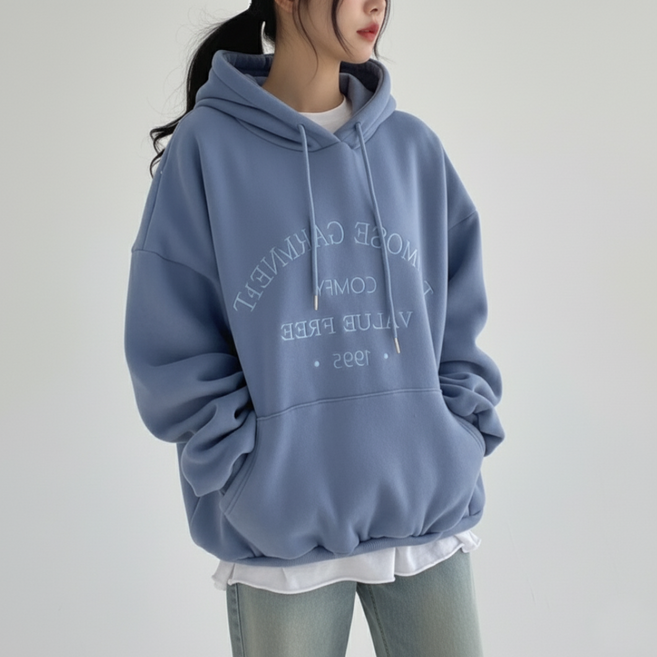 남녀공용 스탠다드 후드티