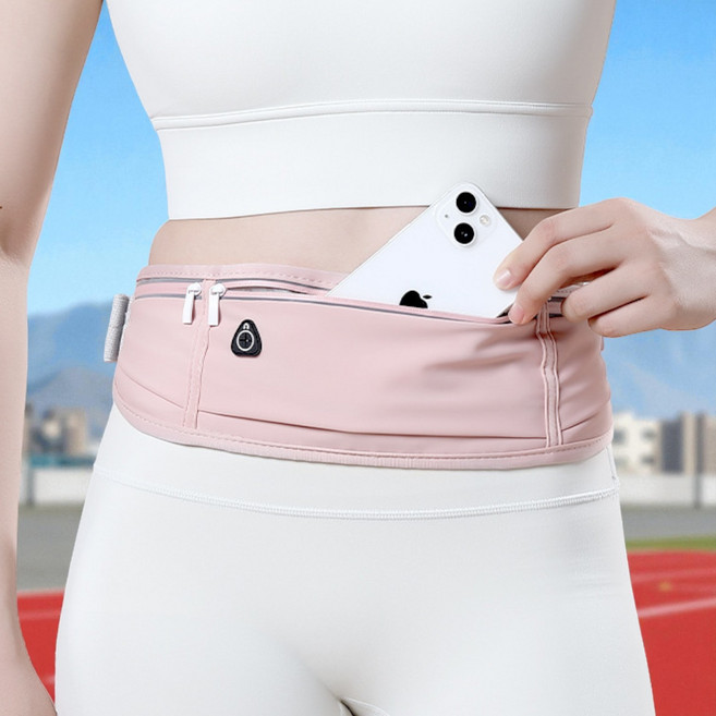 리소움 초경량 방수 완전밀착 러닝벨트, 핑크, 1개