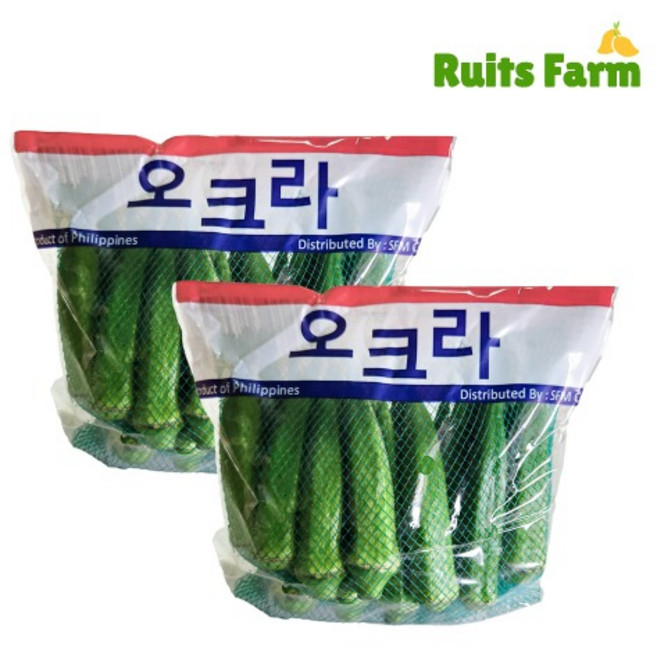 [루츠팜] 필리핀 생오크라 1kg 생 오크라 오쿠라 오크리 bhindi okra, 250g, 4개