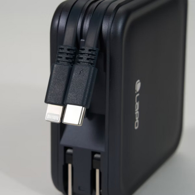 LaPO 行動電源, 3代-微墨藍10000mAh,二代只有Type-C+Lightning, 微墨藍