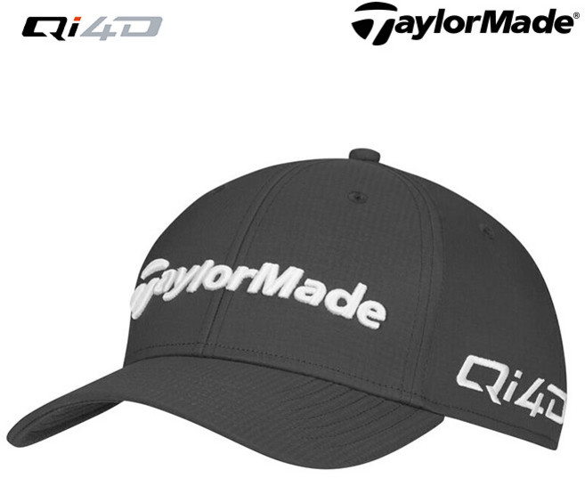 테일러메이드 TM26 투어 레이더 골프모자 Qi4D로고, 1개, 블랙