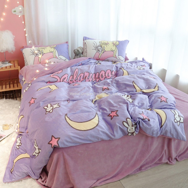 세일러문침구세트 집들이 아기자기한 극세사 겨울이불 자취방