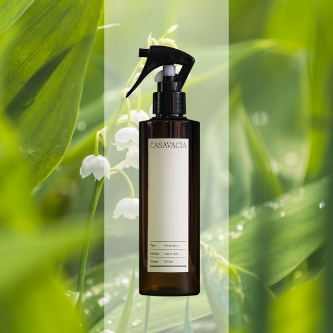 카사바시아 니치 룸스프레이 섬유향수 멀티퍼퓸 필로우미스트, 1개, 250ml, 릴리 오브 더 밸리