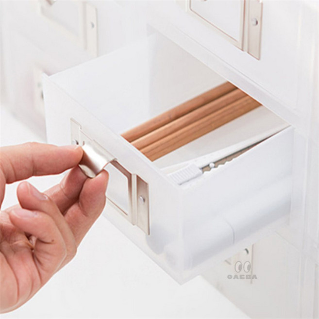 일상다많사 반투명 미니 데스크 서랍 국산 적층식 중형 수납함 데스크서랍 3단책상서랍장 다용도서랍장