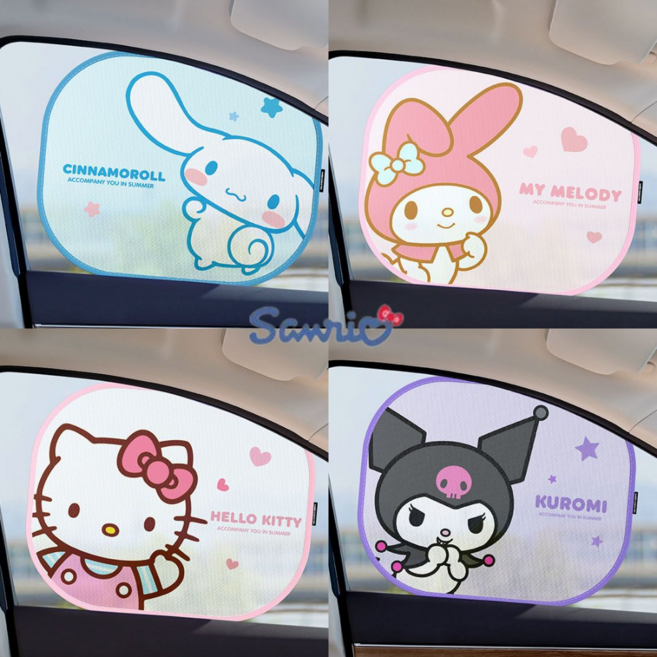 산리오 차량용 햇빛가리개, 2개, 마이멜로디