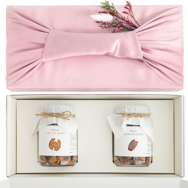 가정의달 호두정과+피칸정과 강정2구 선물세트(고급보자기포함) 어버이날 스승의날 상견례 답례품