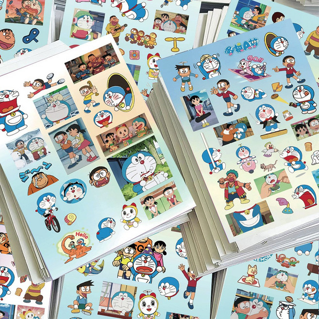 로테오 일본 애니 다꾸 스티커, 1세트, 도라에몽