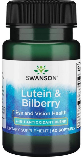 스완슨 울트라 루테인 & 빌베리 소프트젤, 1개, 60정