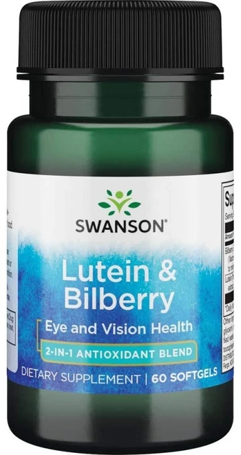스완슨 울트라 루테인 & 빌베리 소프트젤, 1개, 60정 - 쿠팡