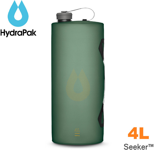 HydraPak Seeker 4L 運動水袋, 海松綠, 2個, 0ml