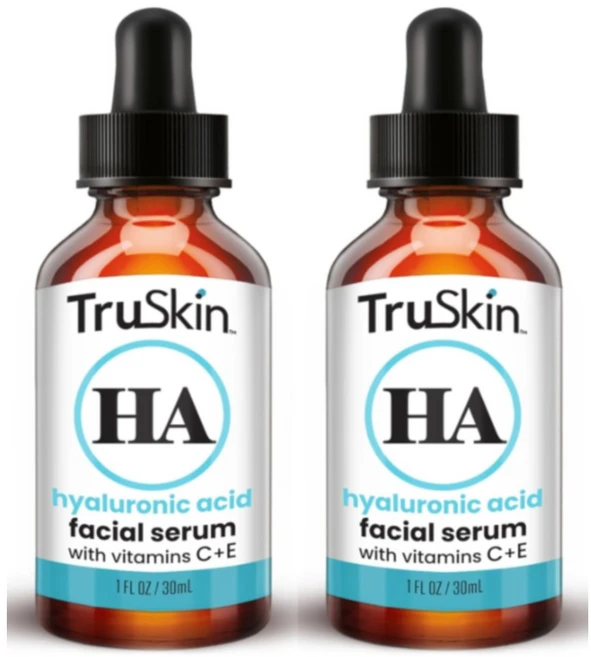 TruSkin 트루스킨 히알루론산 세럼 Hyaluronic Acid 페이셜 에센스 30ml x 2개 - 쿠팡