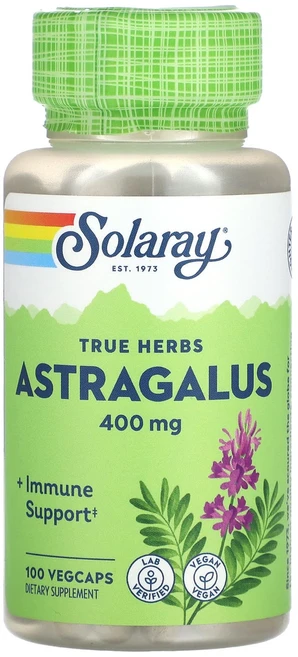Solaray True Herbs 황기 400mg 베지 캡슐 100정, SolarayTrueHerbs황기400mg베지캡슐100, 1개 - 쿠팡