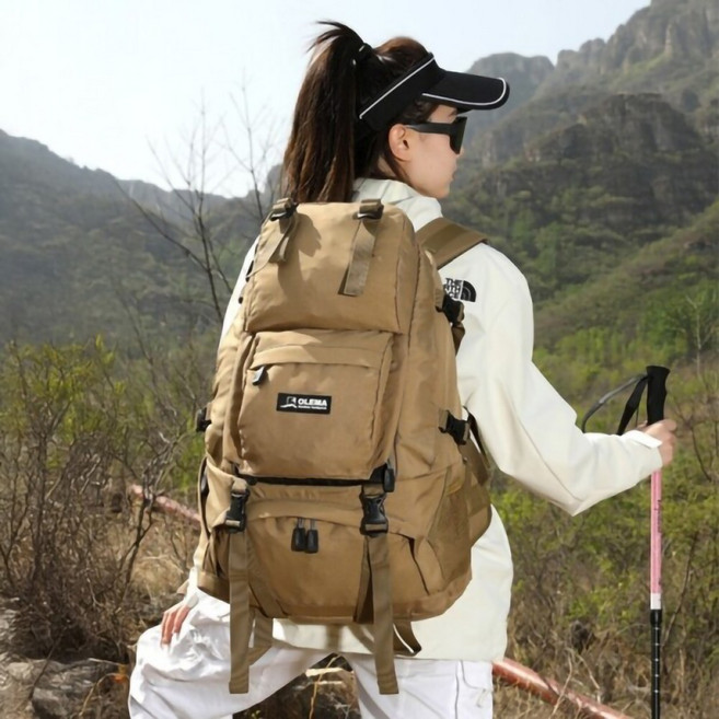 앤트론 아웃도어 백팩 브라운