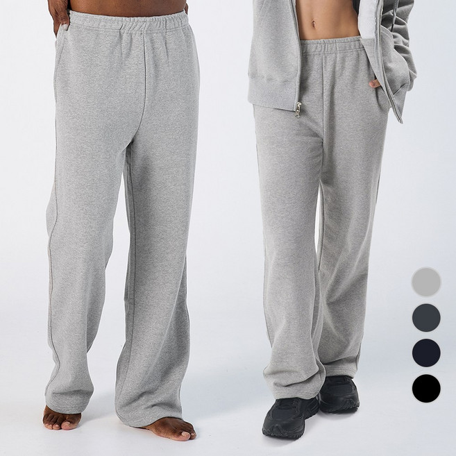 [GIVON] 기본 남녀공용 4color 헤비 쭈리 레귤러 스웨트 팬츠 / DCA021