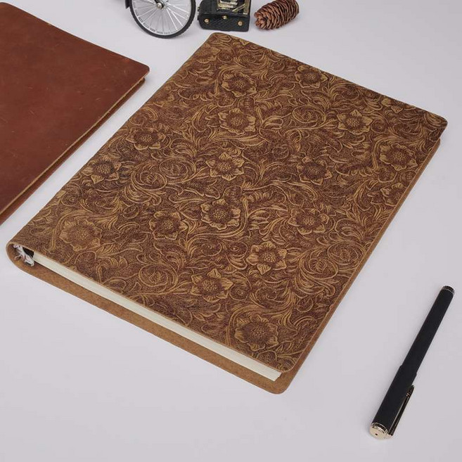 천연가죽 수제 럭셔리 A4, 가죽