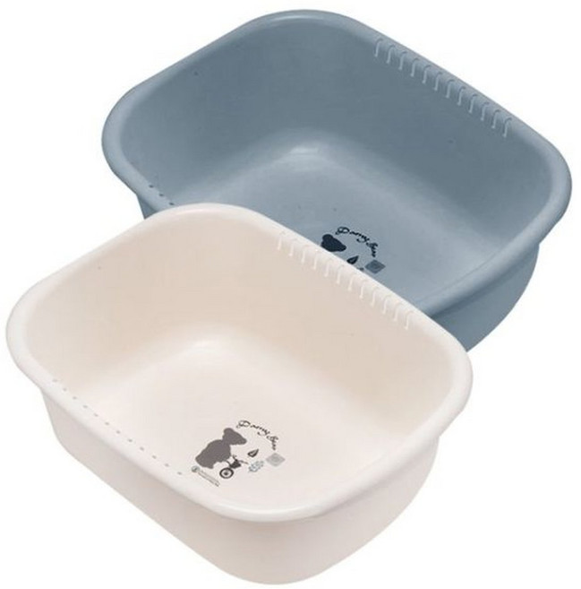 설겆이통 사각 플라스틱 설거지통 싱크대볼 설거지 다라이, 1개