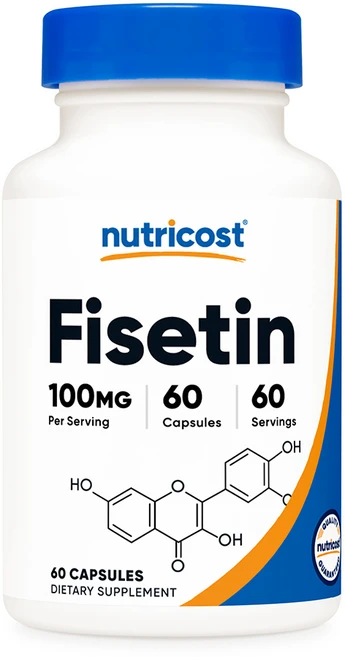 피세틴 뉴트리코스트 Nutricost 100mg, 60정, 1개 - 쿠팡