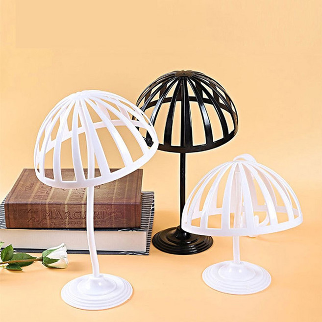 ns store 모자 홀더 스탠드 거치대 미용 가발걸이 진열대, 화이트, 1개, 본상품선택