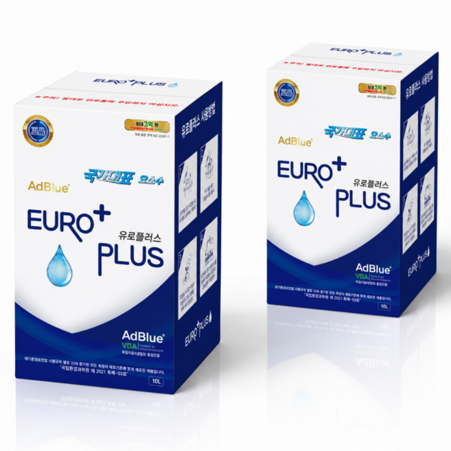 7위 - [ EURO PLUS ] *주7일 발송* 요소수 10L 국산차 수입차 디젤 경유 차량용 AdBlue인증, 2