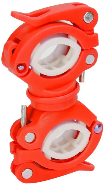 자전거 라이트 브래킷 램프 홀더 LED 토치 헤드 펌프 스탠드 퀵 릴리스 마운트 360 학위 회전 액세서리, 03 RDWT-1pc, 1개