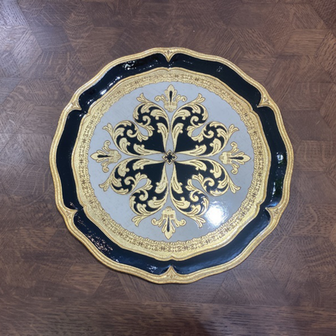 세자티니 원형 필리피 골드 쟁반 이탈리아 sezzatini