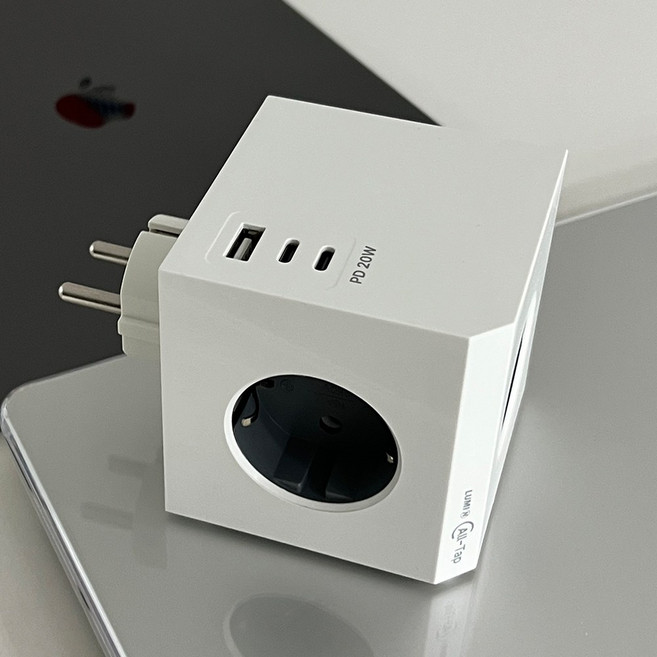 고용량 멀티탭 올탭 3구 3포트 USB C타입 PD20W 고속충전