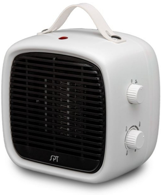 尚朋堂PTC陶瓷方塊型電暖器(白/灰)SH-2421W / SH-2425B, 2421W白色, SH-2421W/SH-2425B