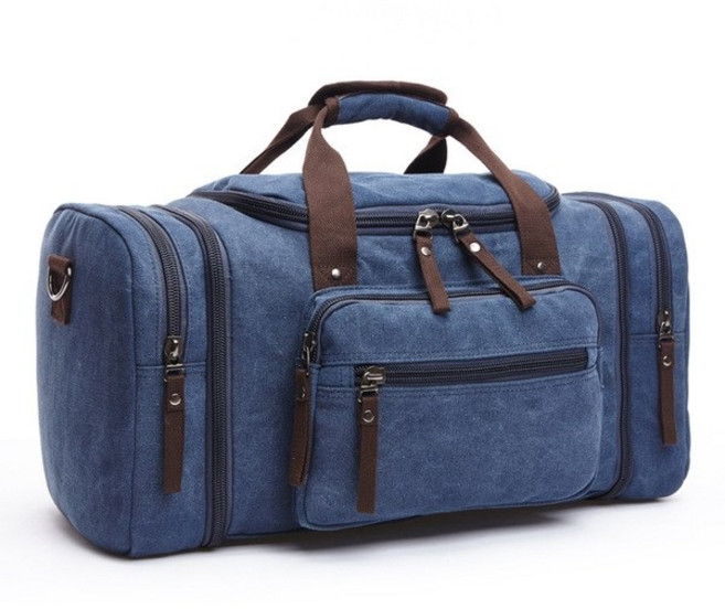 SAMARA 휴대용 캔버스 대용량 여행가방 보스턴백