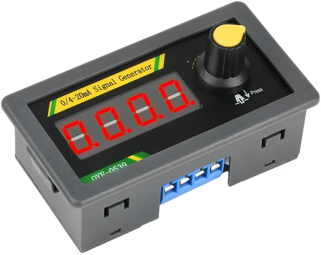 DC 12-24V 전류 아날로그 신호 발생기 디스플레이 미터 센서 PLC 디버깅 0/4-20mA 출력, 01 12-24V