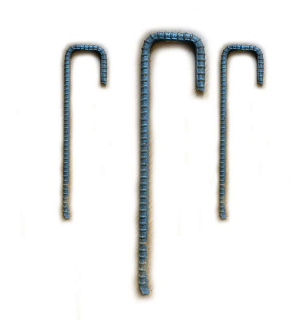 (주)다온네이쳐 야자매트고정핀 코아네트고정 ㄷ자형 철근핀 지름1cm 총길이30cm 야자수매트, 철근, 1개