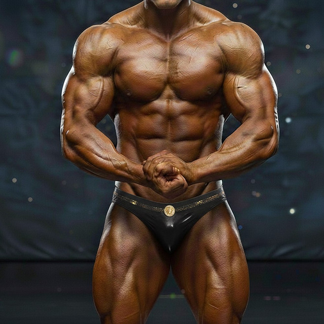 [MetroMuscleWear] Emblem Competition Suit (4974-22)