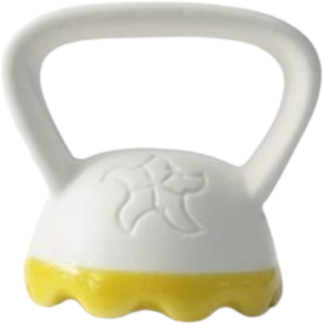 휠로스테라피 옐로우 백토웨이브 페이스 승모근 멀티 괄사 마사지, 옐로우(중)