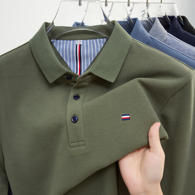 남성 폴로셔츠 무지 순색 베이직 캐주얼 반팔 티셔츠 중년 아빠룩 루즈핏 이너웨어