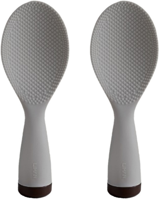 리한 오뚝이 롤리 주걱, 그레이, 2개