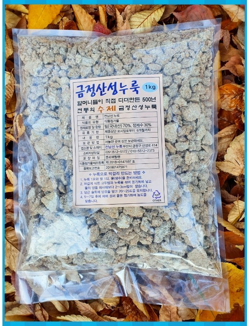 500년전통금정산성 전통발효누룩1kg(국산밀/경남밀양), 1개