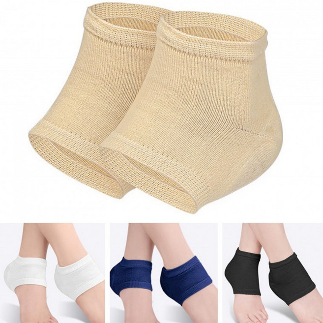 실리콘 젤패드 뒤꿈치덧신 각질관리 뒤꿈치보호대 쿠션양말, 상세페이지 참조ml, 1개, 스킨