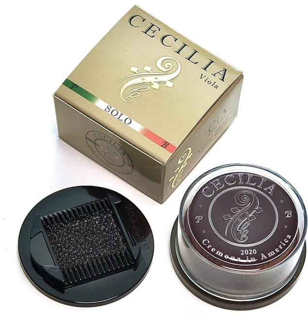 CECILIA 비올라 로진용 세실리아 솔로 로진 송진 스프레더, Viola, 1개