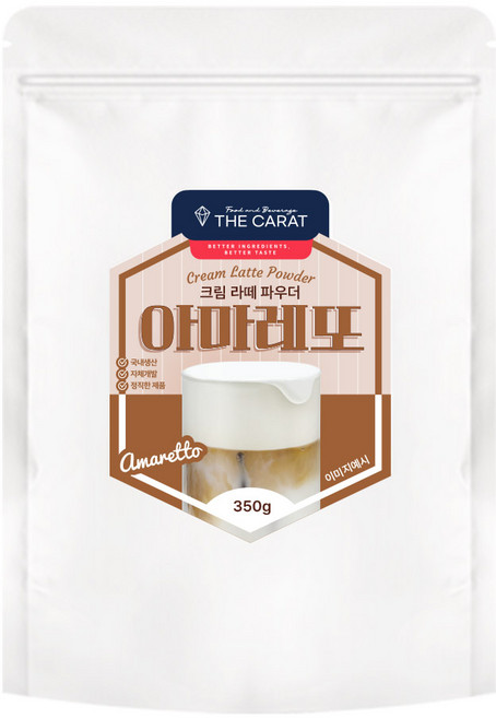 더캐럿 크림라떼 파우더 아마레또, 350mg, 1개, 1개입