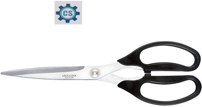 락앤락 불고기양손가위 25cm, 블랙, 7개