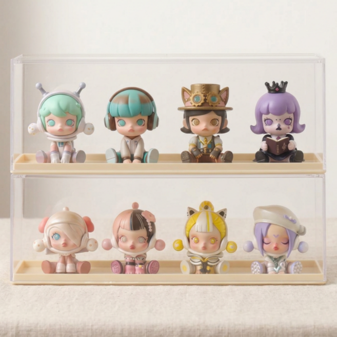 울창울창 아크릴 케이스 피규어 장식장, 2개