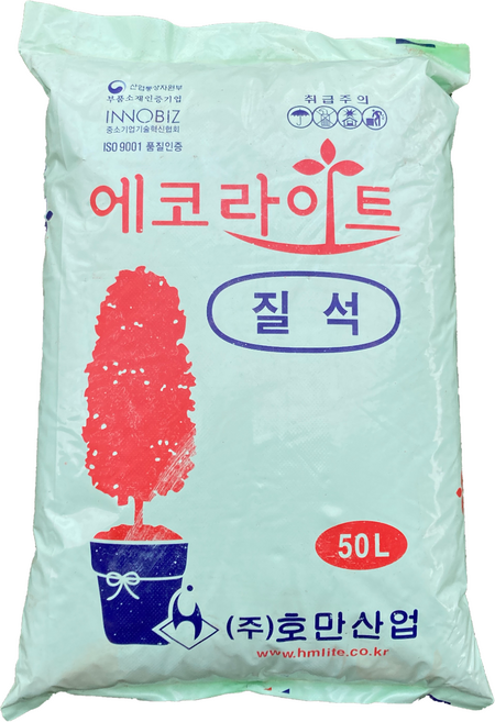 가든그린 골드 질석 50L 대용량 버미큘라이트 분갈이흙 원예용, 1개
