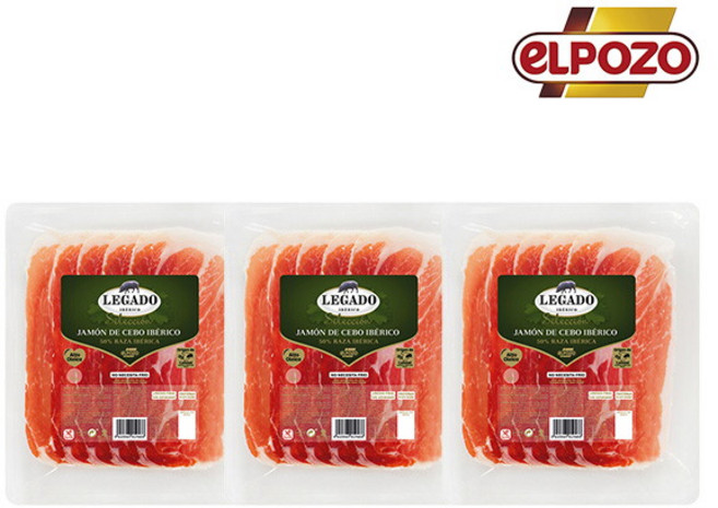 [보라티알] 엘포조 이베리코하몽 슬라이스 60g x3개 / 소비기한 2026-06-27, 3개