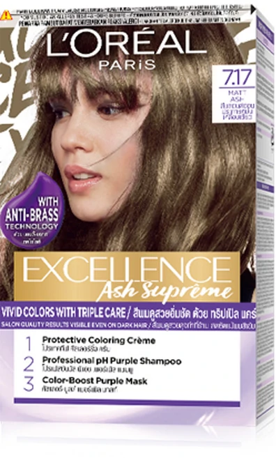 로레알파리 엑셀랑스 애쉬 슈프림, 7.17호, 1개 - 쿠팡