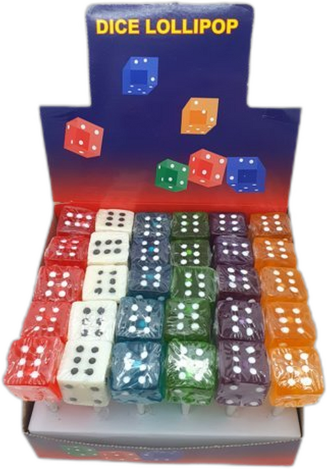 주사위캔디 입 과일향캔디/막대사탕, 15g, 30개