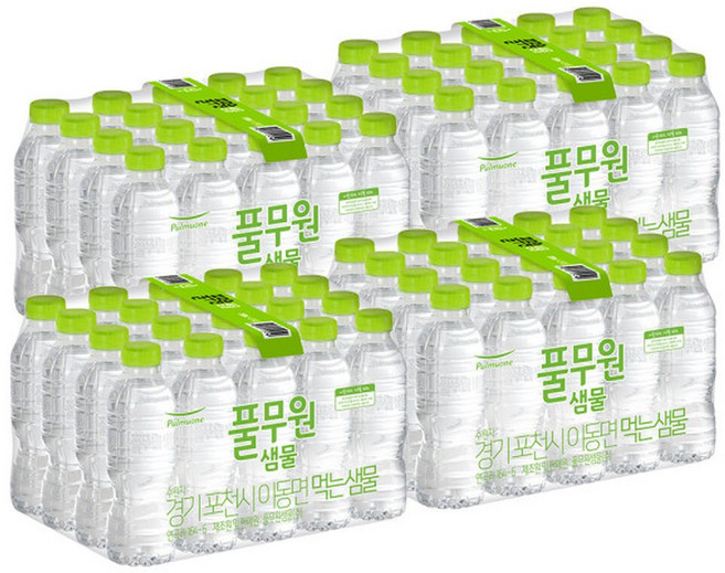 풀무원샘물 에코 330ml x 80개, 80병