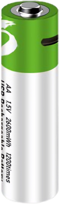 低自放充電電池 AAA4號 USB直充 Type-C快充 可重複充電1200次 便攜環保, 1個, AA3號電池1.5V,雙顆送充電線