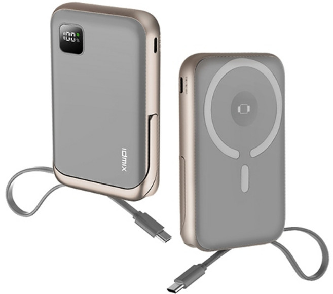 IDMIX Q10 Pro III 10000mAh 35W 磁吸無線行動電源, 金