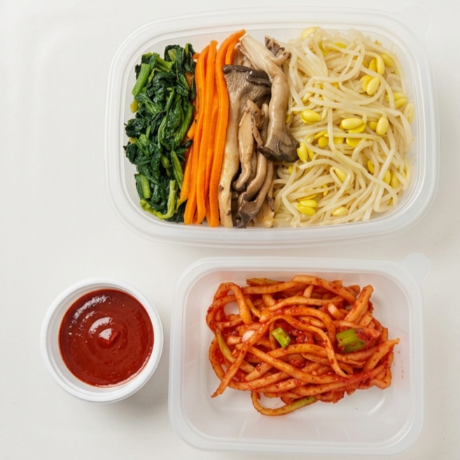 셰프반찬 수제 비빔나물세트, 1세트, 300g